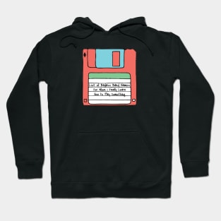 Band Names Floppy Disk Hoodie